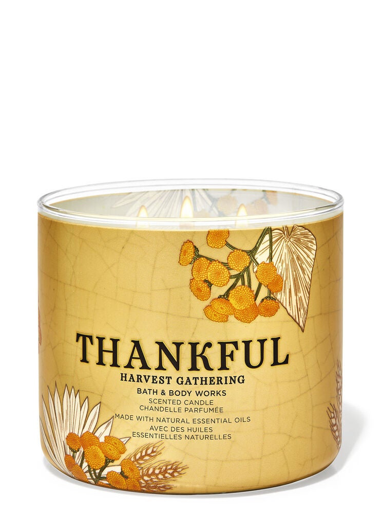 Harvest Gathering 3Wick Candle Bath and Body Works