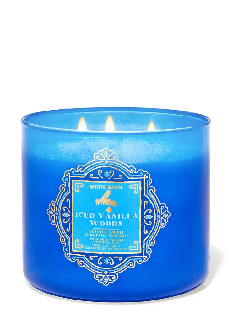 Iced Vanilla Woods 3-Wick Candle