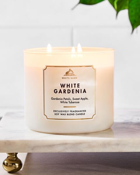Chandelle à 3 mèches White Gardenia