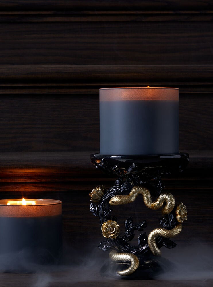 Snake Pedestal 3Wick Candle Holder Bath and Body Works