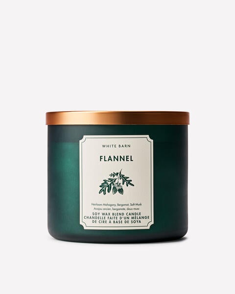 Flannel 3-Wick Candle