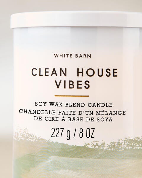 Clean House Vibes Single Wick Candle