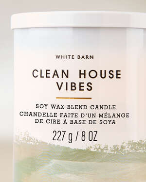 Clean House Vibes Single Wick Candle