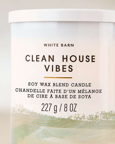 Clean House Vibes Single Wick Candle