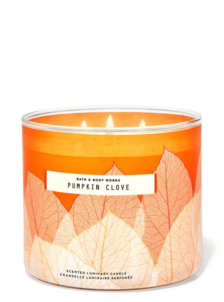Pumpkin Clove 3Wick Candle Bath and Body Works