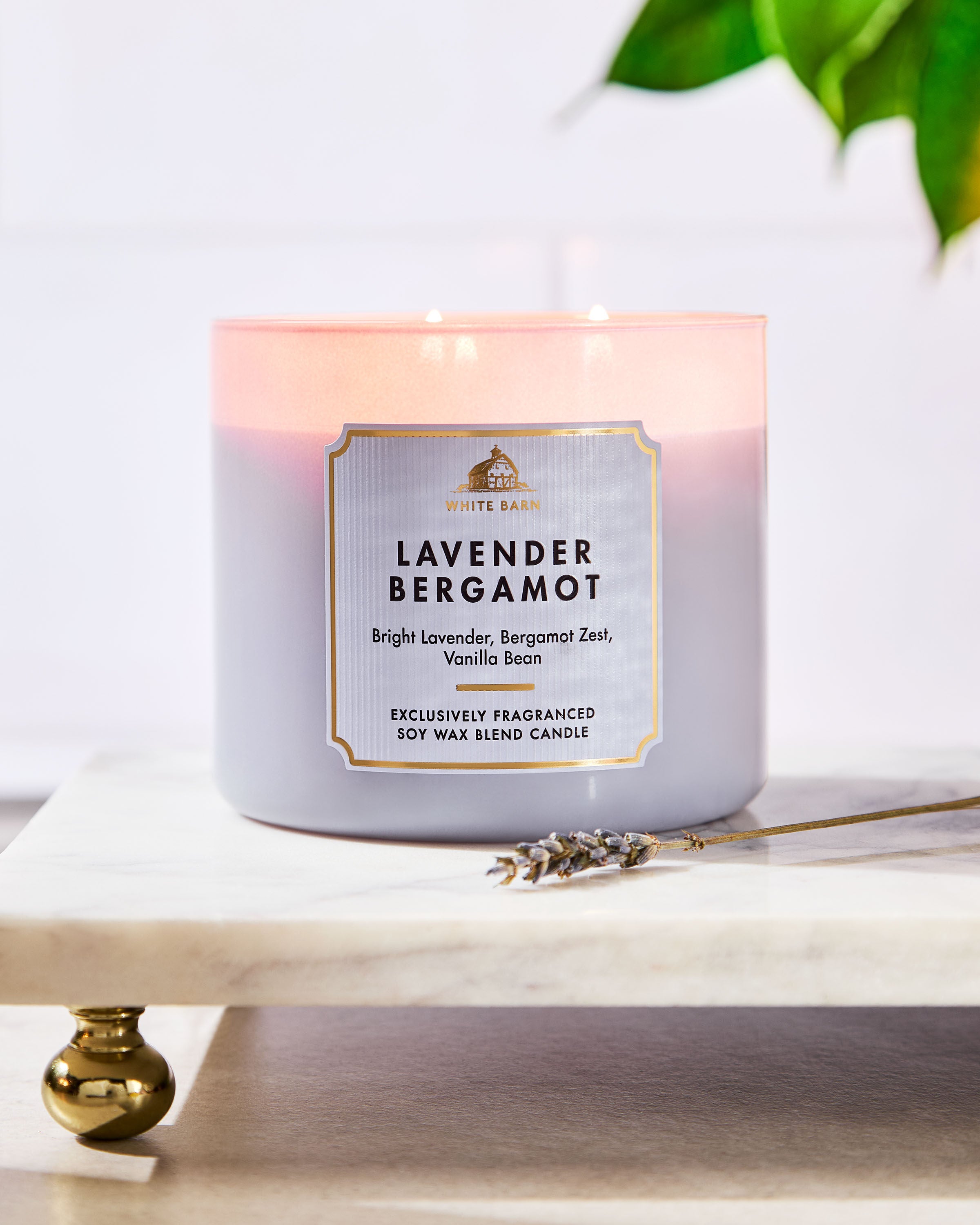 Lavender Bergamot 3-Wick Candle | Bath & Body Works