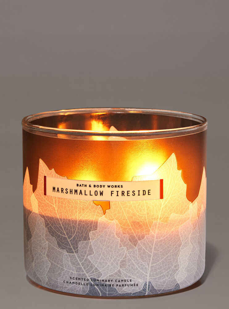 Marshmallow Fireside 3-Wick Candle Image 2