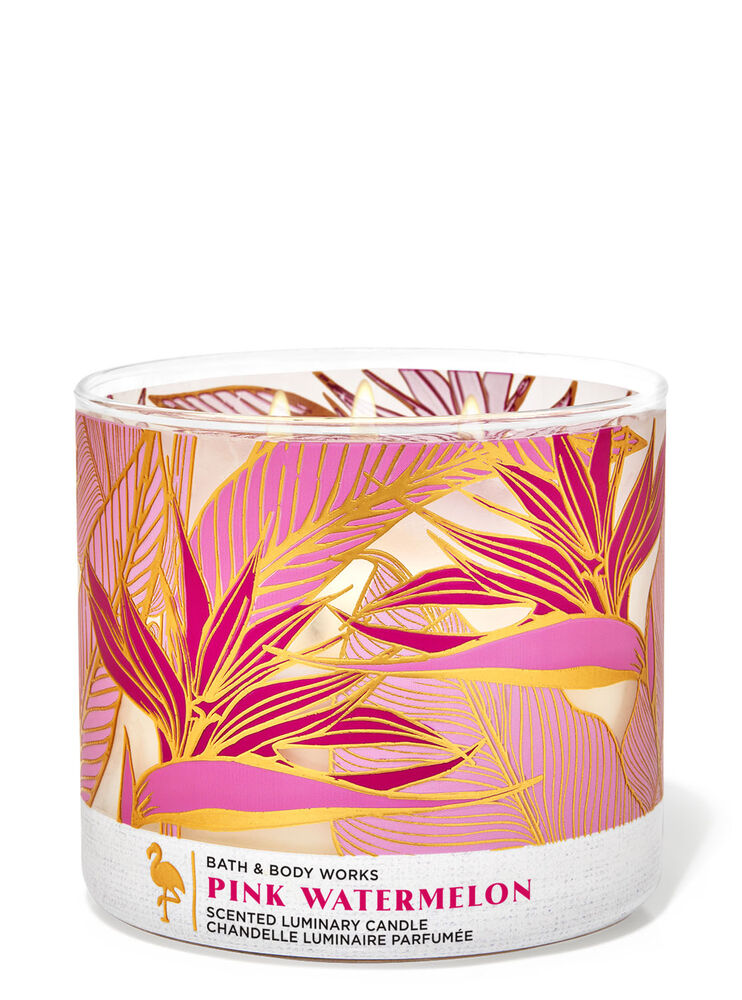 Pink Watermelon 3-Wick Candle Image 2