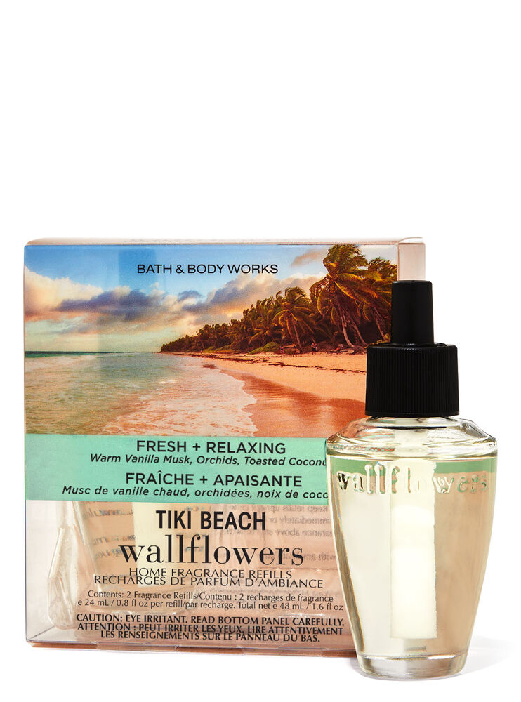 Paquet de 2 recharges de fragrance Wallflowers Tiki Beach