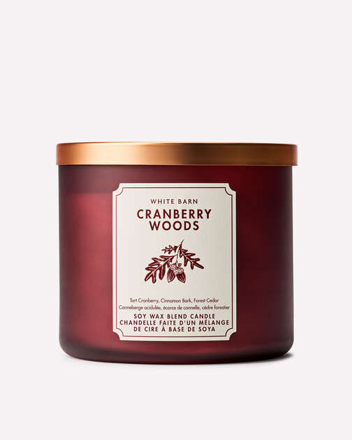 Cranberry Woods 3-Wick Candle