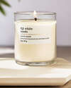 Fiji White Sands Single Wick Candle