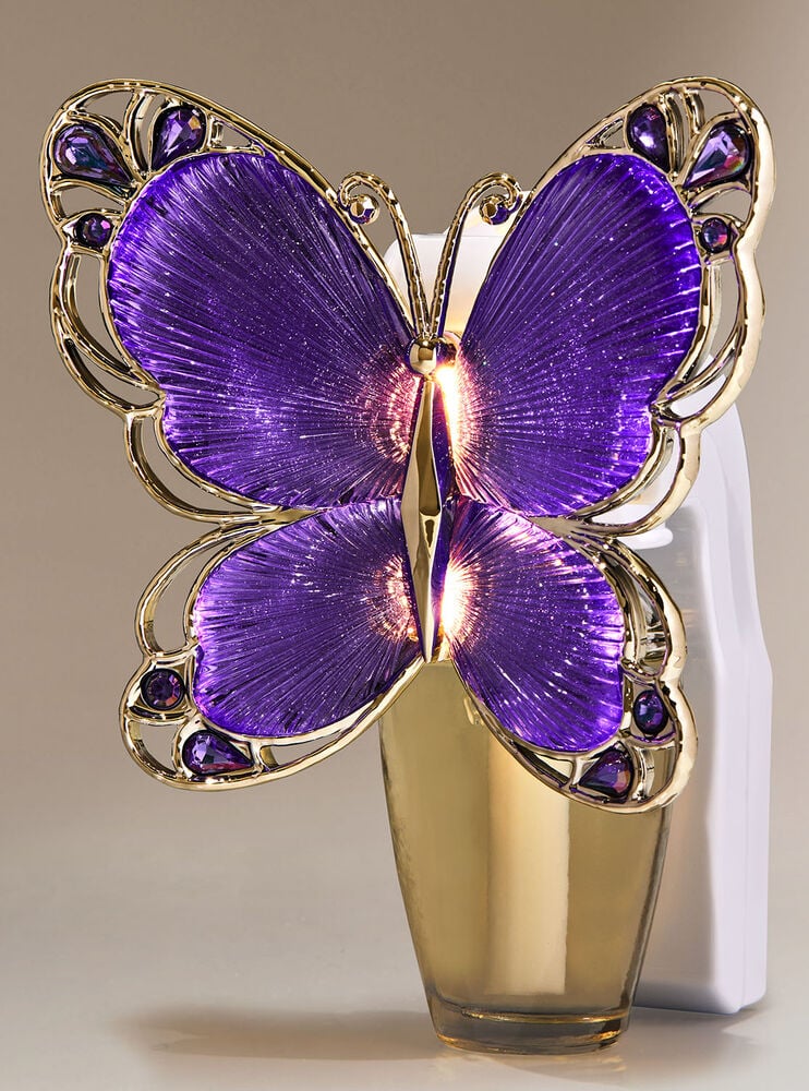 Purple Butterfly Nightlight Wallflowers Fragrance Plug Image 1