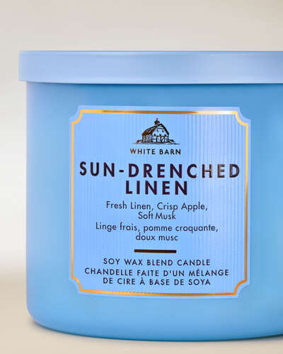Sun-Drenched Linen 3-Wick Candle