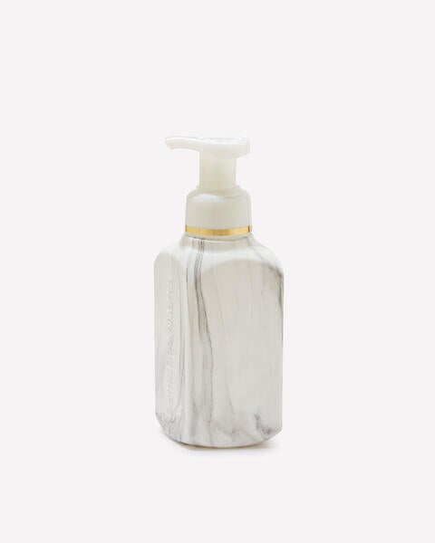 White Marble Gentle & Clean Foaming Hand Soap Dispenser