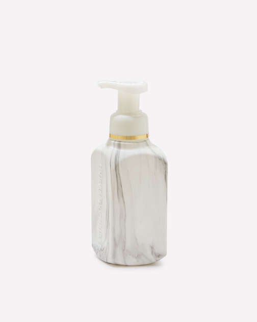White Marble Gentle & Clean Foaming Hand Soap Dispenser