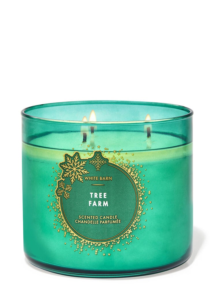 Tree Farm 3Wick Candle Bath and Body Works