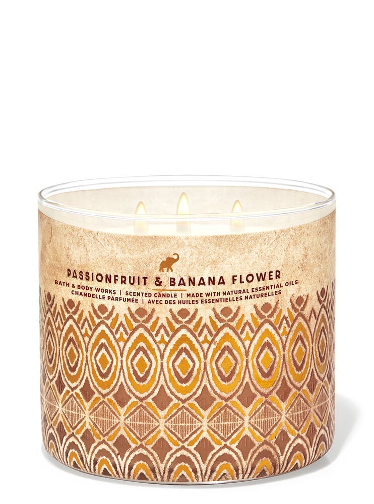Passionfruit & Banana Flower 3-Wick Candle