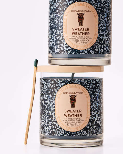 Sweater Weather Single Wick Candle