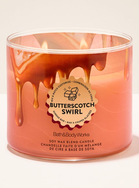 Butterscotch Swirl 3-Wick Candle