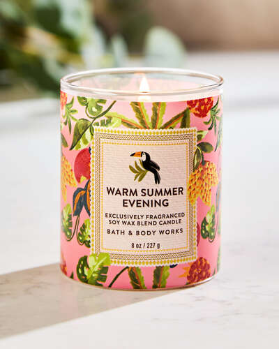 Warm Summer Evening Single Wick Candle