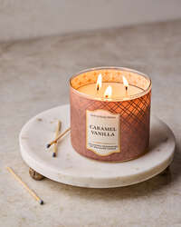 Caramel Vanilla 3-Wick Candle