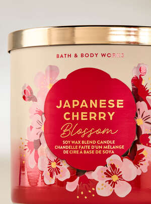 Japanese Cherry Blossom 3-Wick Candle