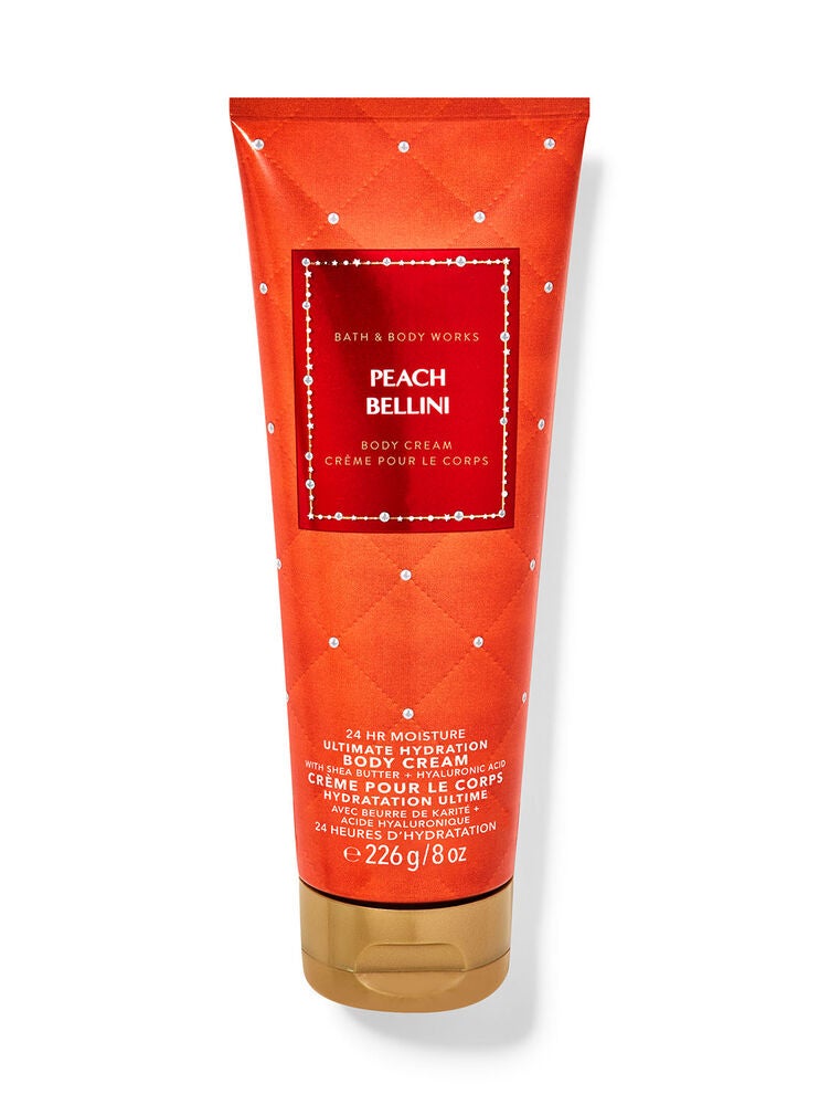 Peach Bellini Ultimate Hydration Body Cream Bath and Body Works