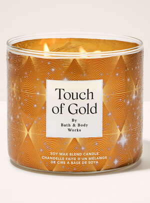 Touch of Gold 3-Wick Candle