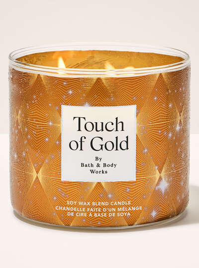 Touch of Gold 3-Wick Candle