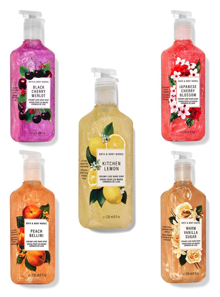 Fruity & Floral favourites Creamy Luxe Hand Soap, 5-Pack