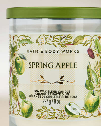 Spring Apple Single Wick Candle