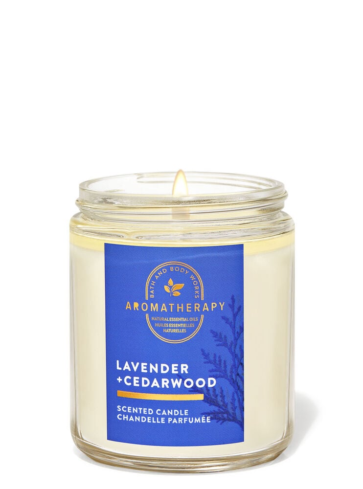 Chandelle à une mèche Lavender Cedarwood