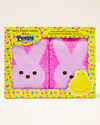 PEEPS&reg; Pink Marshmallow Bunny Shea-Infused Lounge Socks