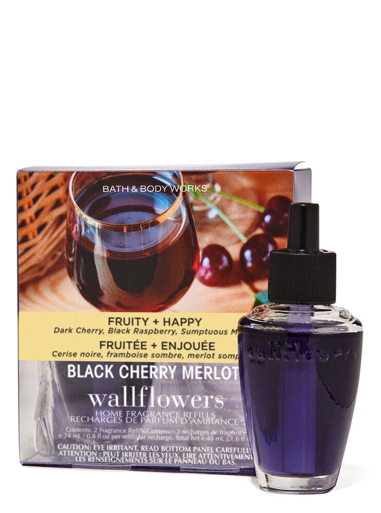 Black Cherry Merlot Wallflowers Fragrance Refills, 2-Pack