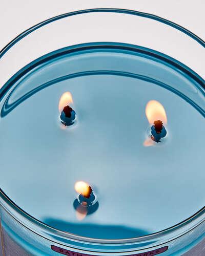 Blue Raspberry Snow Cone 3-Wick Candle