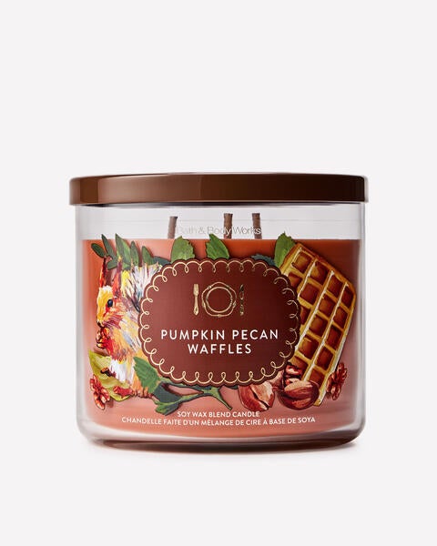 Chandelle à 3 mèches Pumpkin Pecan Waffles