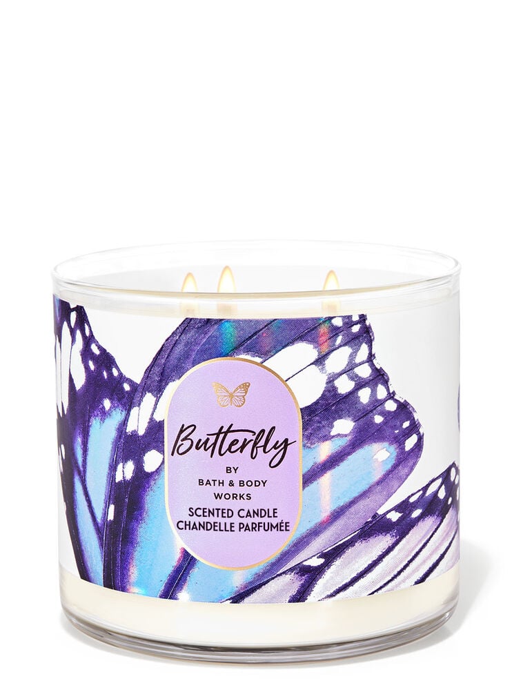Butterfly 3-Wick Candle