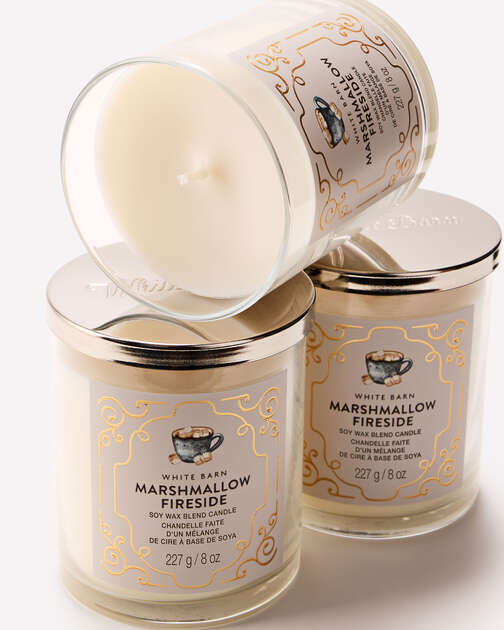 Marshmallow Fireside Single Wick Candle