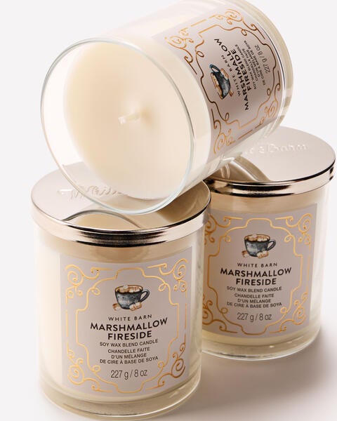Marshmallow Fireside Single Wick Candle