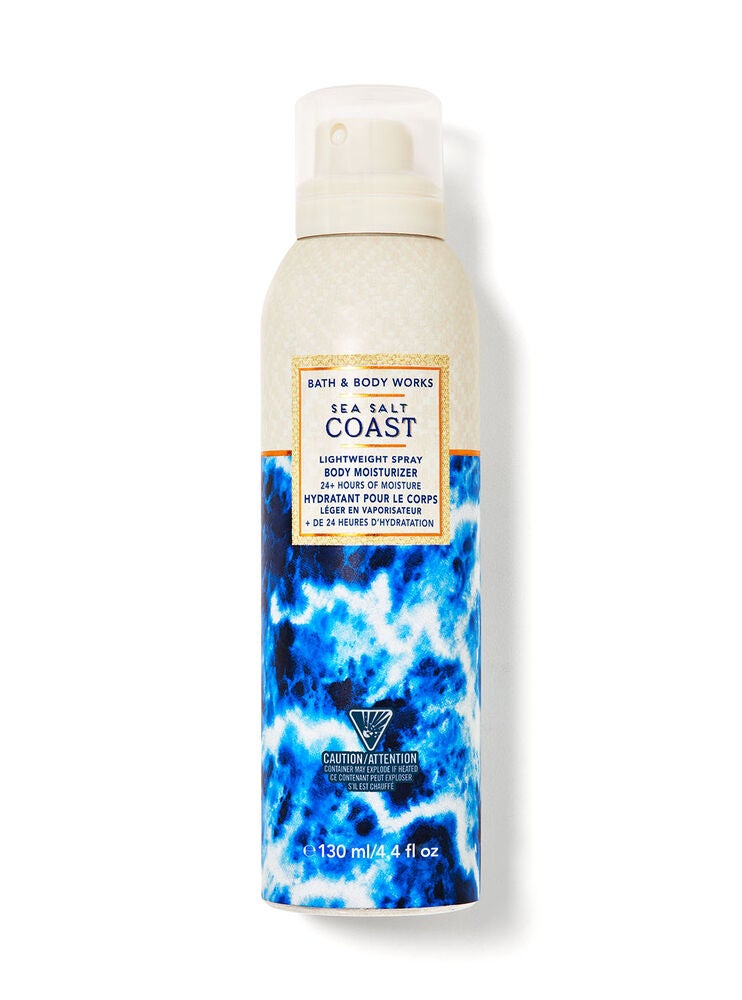 Sea Salt Coast Lightweight Spray Body Moisturizer Bath and Body Works