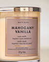 Mahogany Vanilla Single Wick Candle