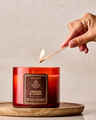 Chandelle à 3 mèches Fireside & Leaves
