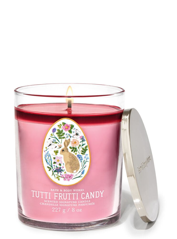 Chandelle à une mèche signature Tutti Frutti Candy
