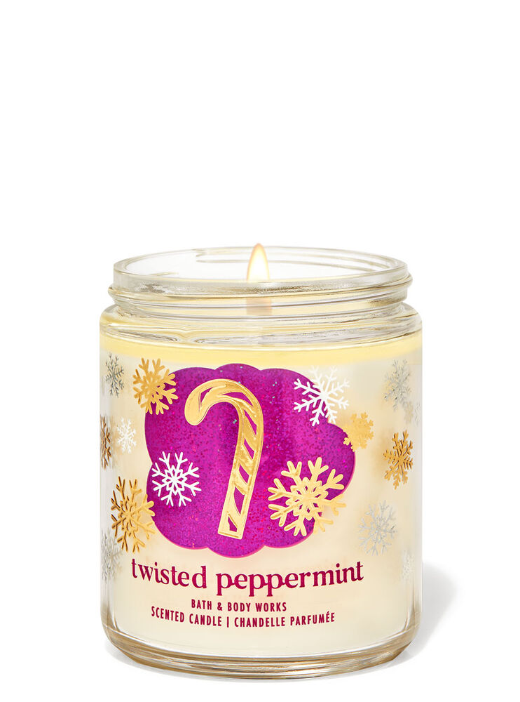 Twisted Peppermint Single Wick Candle