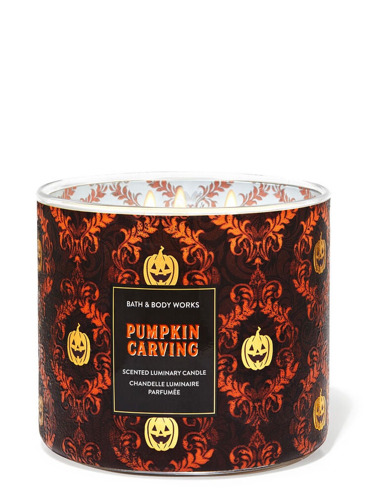 Pumpkin Carving 3Wick Candle Bath and Body Works