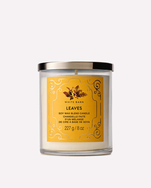 Leaves Single Wick Candle