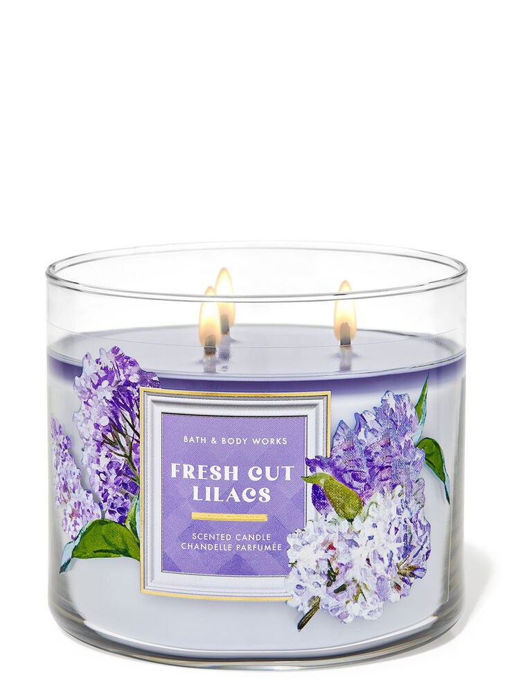 Fresh Cut Lilacs 3Wick Candle Bath and Body Works