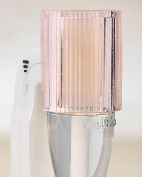 Champagne Sparkly Fluted Scent Control&trade; Nightlight Wallflowers Fragrance Plug
