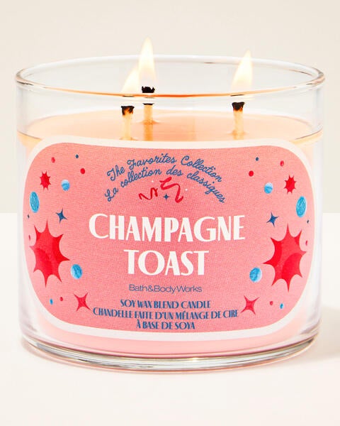 Champagne Toast 3-Wick Candle