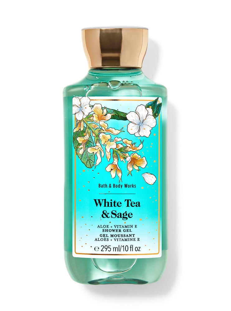 White Tea & Sage Shower Gel Bath and Body Works